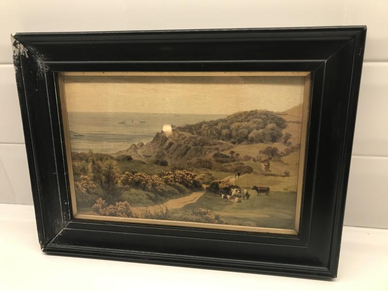 Antique oil painting by A.R Quinton 1853-1935