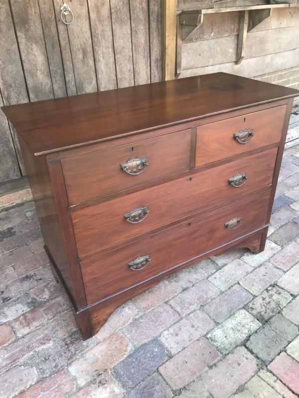Antique French chest of drawers .