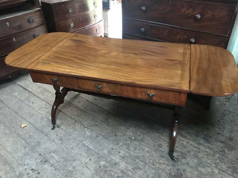 Large Georgian Mahogany sofa table